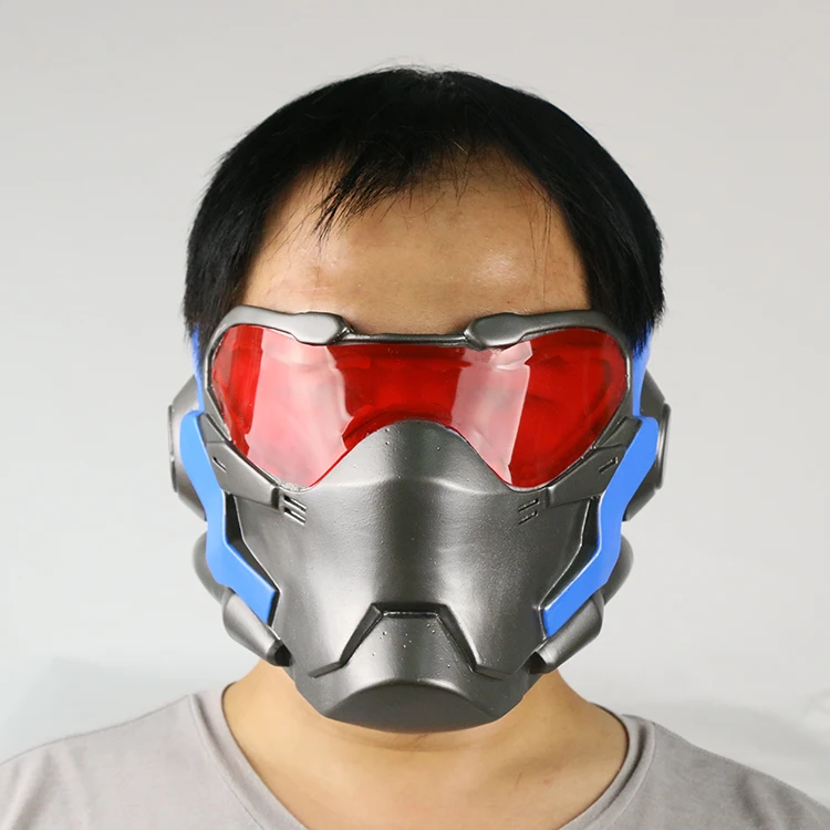 Anime Game 76 Soldier Mask Halloween Cosplay Mask Fancy Ball Prop Pvc Matterial 9