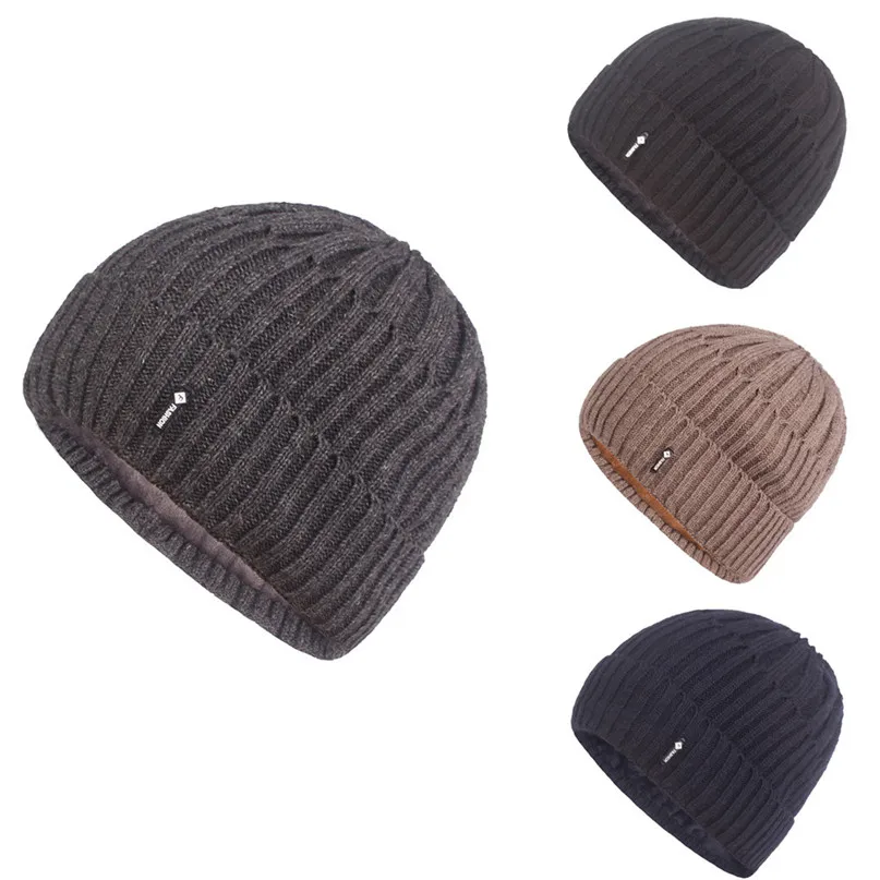 Cycling Cap Men Women Beanie Riding Cap Unisex Winter Warm Fleece Cycling Knit Hat Outdoor Soft Ski Cap #2D03 (3)