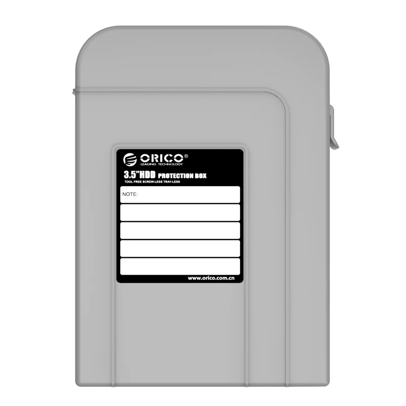 Caja protectora ORICO PHI-5S-GY Simple HDD para carcasa HDD de 35 pulgadas con función impermeable