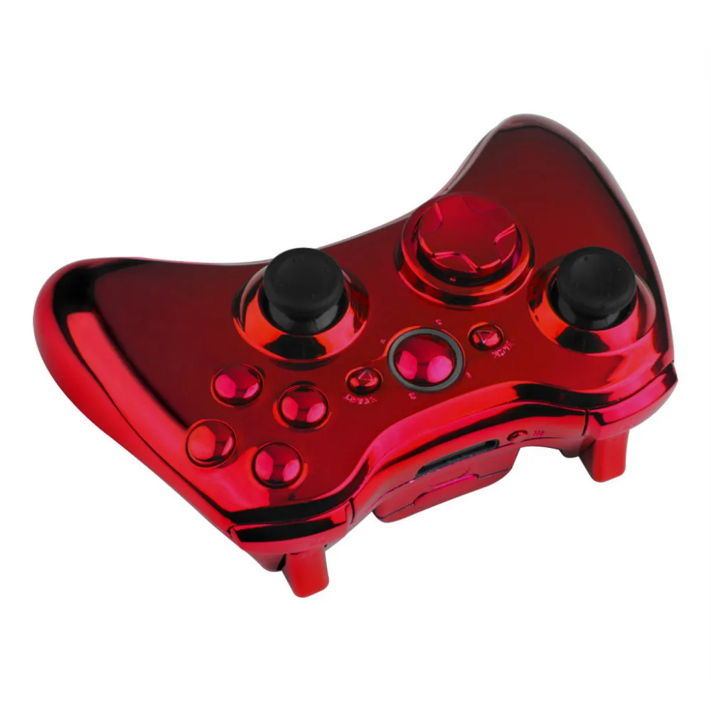 Красный Полный Корпус для игрового контроллера корпус для Microsoft Xbox 360 беспроводной контроллер