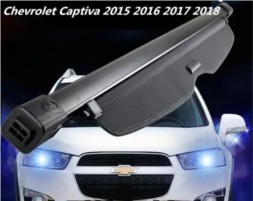 

High Qualit Car Rear Trunk Cargo Cover Security Shield Screen shade Fit For Chevrolet Captiva 2015 2016 2017 2018( black, beige)