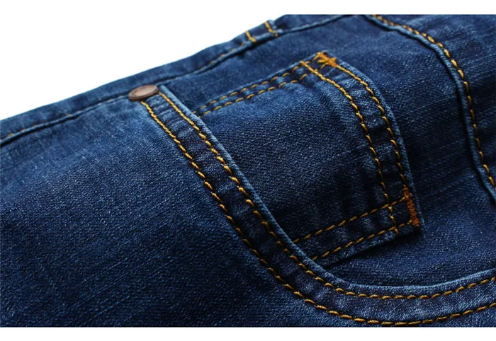 Летние новые мужские тонкие джинсовые шорты деловые повседневные Черные синие эластичные прямые короткие джинсы мужской бренд плюс размер 40 42 44