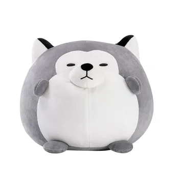 

30/45cm Cute Animal husky Dog Plush Toy Stuffed Soft Cartoon Whale Pillow Lovely Christmas Gift for Kids Kawaii Present