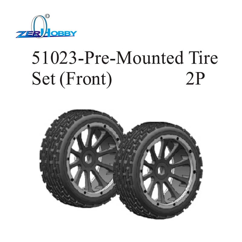 hsp rc car toys parts accessories tire set wheel complete for 1/5 gas baja 94054-4WD, 94059 (item no. 51023, 51003)