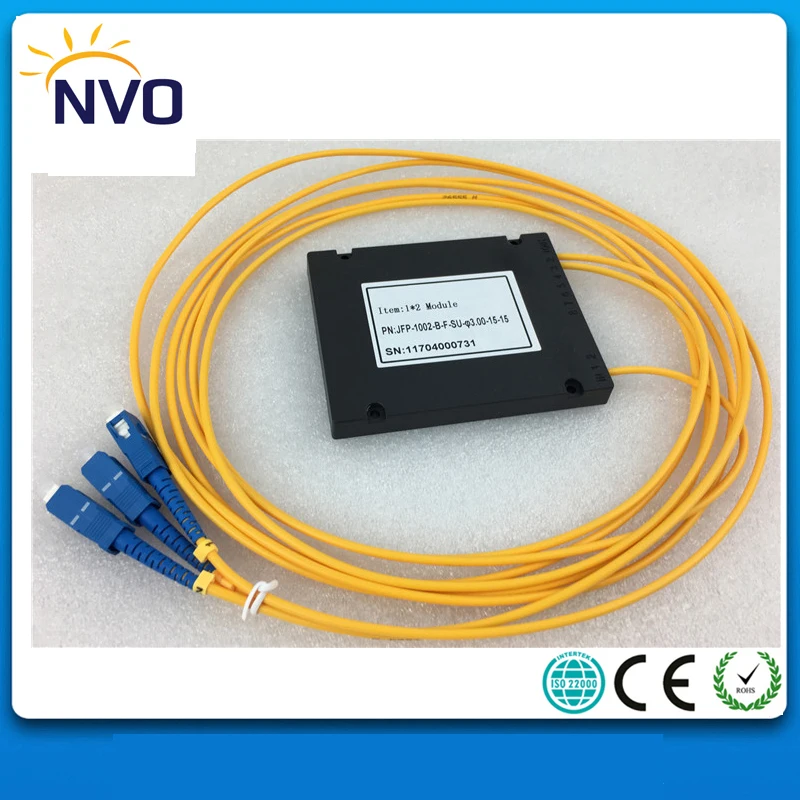 GEPON EPON 1x2 ABS коробка 1*2 FC/UPC Волоконно Оптический PLC сплиттер|fiber optic splitter|optical