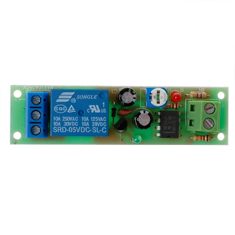 

NE555 Relay DC 5V Timer Adjustable Delay Turn Off ON Switch Time Relay Module