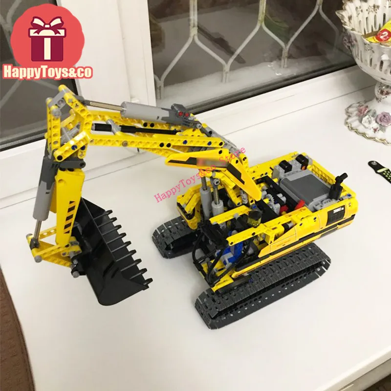

Legoing Technic Series 8043 1123Pcs Excavator toys For Children Gift 20007 Building Blocks Set Compatible Education double