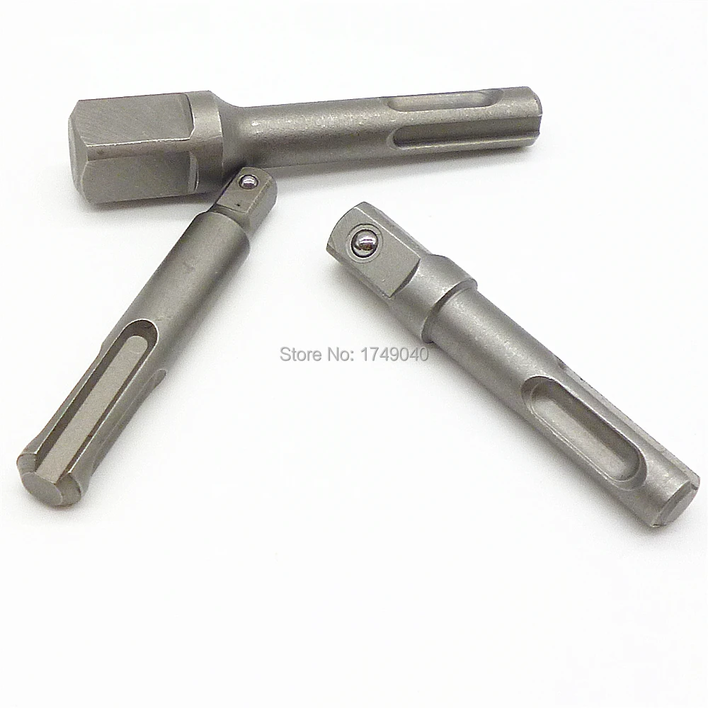 SDS Hammer Drill Socket Nut Impact Driver Adaptors Drill Bits Drive 3pc