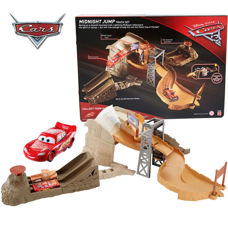 

Disney Pixar Cars 3 Lightning McQueen Mater Jackson Storm Deformed Track Diecast Metal Modle FiguresKids Toys Boy Educational