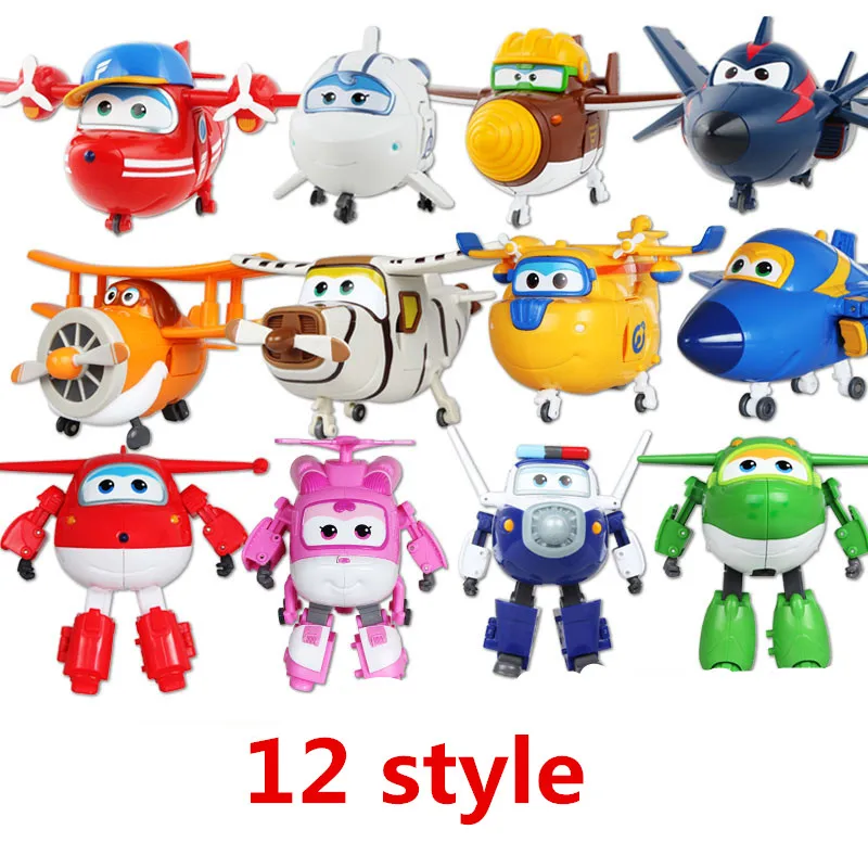 4 шт./компл. миниатюрный самолет Super Wings игрушки роботы из АБС пластика экшн