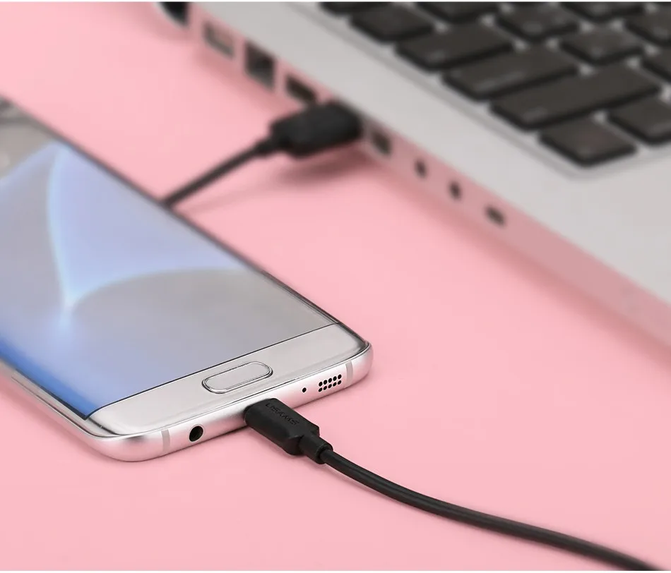 Адаптер для мобильных телефонов USAMS кабель Micro USB для телефона Android быстрое зарядное устройство usb-кабель для samsung Xiaomi LG htc Microusb кабель для передачи данных