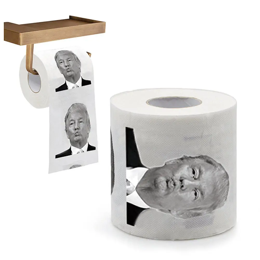 Горячая Дональд Трамп$100 доллар гумур туалетная бумага купюр туалетная бумага рулон Новинка смешной подарок самосвал Трамп смешной подарок