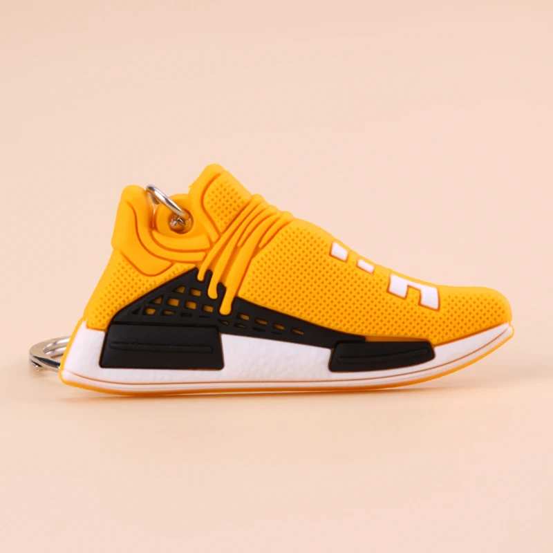Photo Color4 Брелок для ключей Mini Pw Human Racing Nmd Tr Pharrell Shoe Chain, подарок для женщин и мужчин и детей, баскетбольные кроссовки Porte Clef - Цвет: Photo Color4