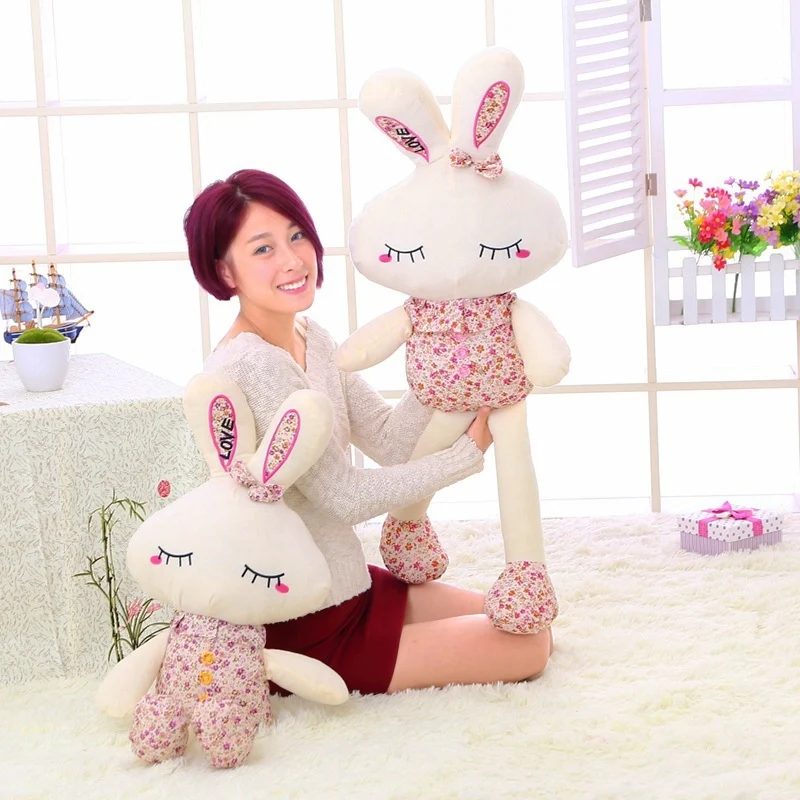 

20/30 Cm Soft Flora Easter Bunny Rabbit Plush Toy Stuffed Animal Bunny Rabbit Plush Soft Placating Toys For Children Toy