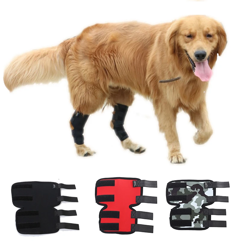 

2 Pieces in 1 Dog Knee Pads Pet Surgery Recovery Protection Joint Pet Supplies Outdoor Training Protection Hock Protector Therap