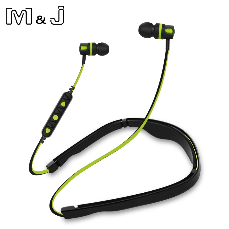 M& J Flex 2 беспроводные наушники Bluetooth наушники спортивные стерео бас наушники-вкладыши наушники гарнитура с микрофоном для телефона тв