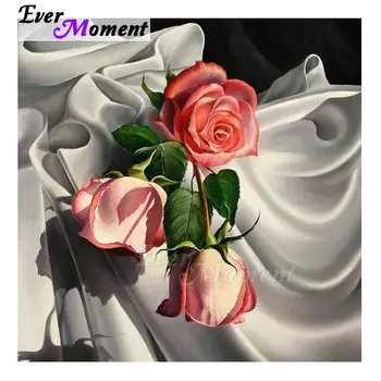 

Ever Moment Diamond Painting Picture Of Rhinestone Full Square Drill 5D DIY Cross Stitch Diamond Embroidery Rose Decor S2F1843