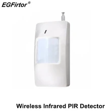 Охранной сигнализации Беспроводной извещатель сигнализация инфракрасный сигнал тревоги Сенсор 433 МГц 1527 код Беспроводной детектор движения для дома сигнализации Системы