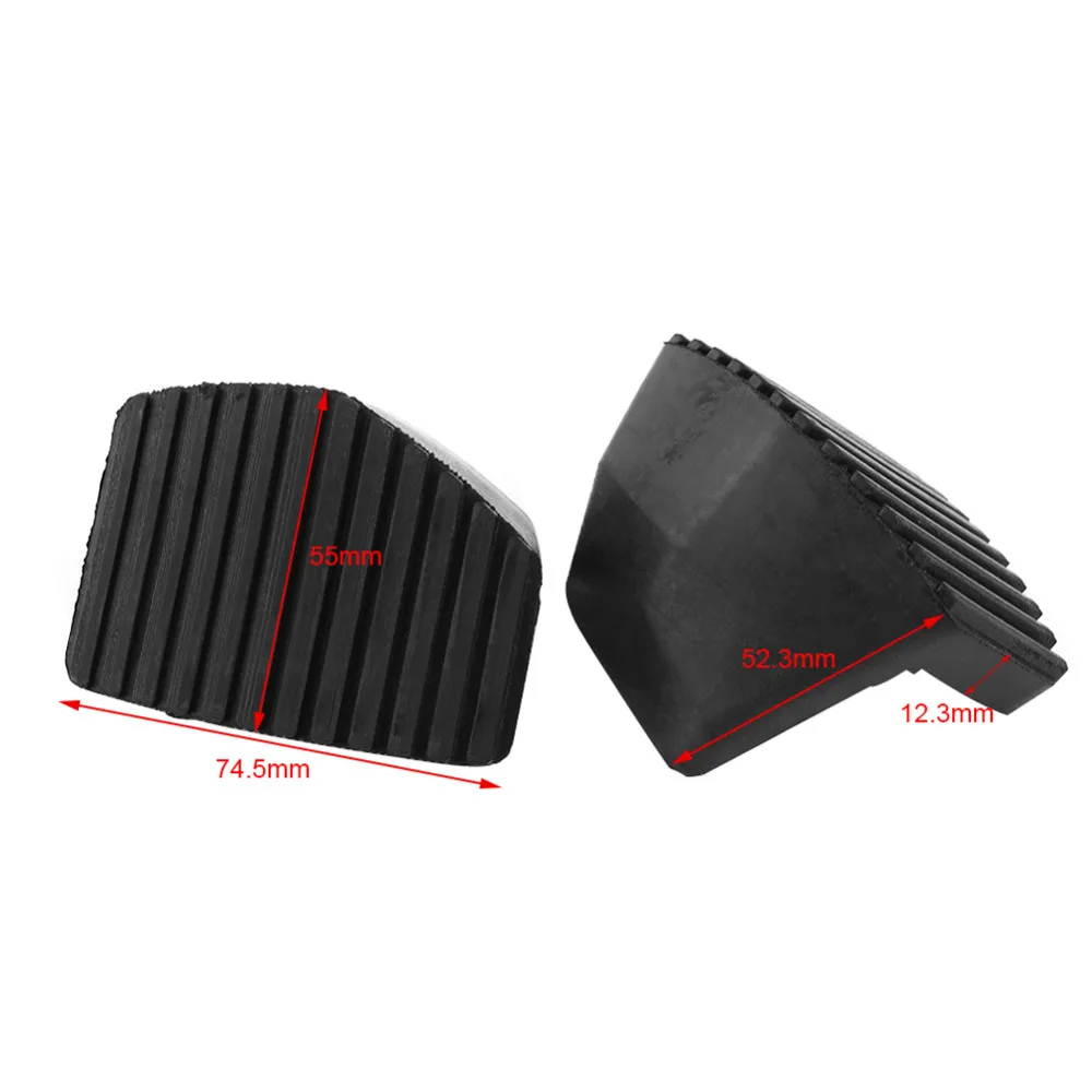 1 пара резиновых чехлов для педали тормоза сцепления Peugeot/Citroen 1007 207 208 301 C3 C4 C5 C6