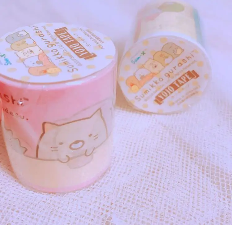 1 шт. Милая угловая тварь Sumikko Gurashi клейкая лента DIY Скрапбукинг наклейка этикетка маскирующая наклейка Классические игрушки