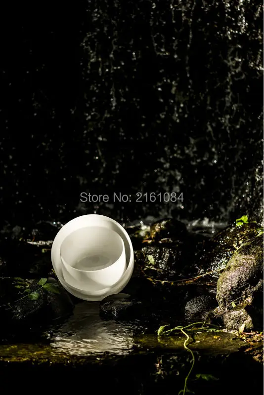 

7" 9" and 11" 3 pcs pure frosted quartz crystal singing bowls with musical note with free suede and o-ring