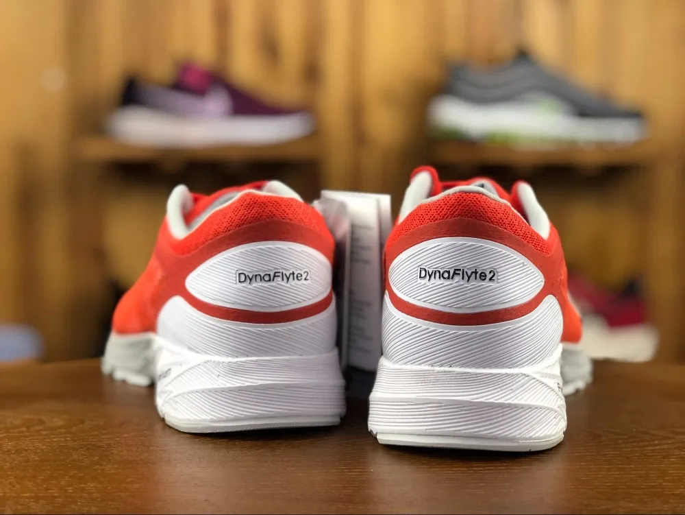 Новые аутентичные ASICS DynaFlyte-2 мужские устойчивые уличные кроссовки ASICS спортивная обувь уличные Walkng беговые кроссовки