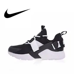 Оригинальный Nike Оригинальные кроссовки Air Huarache Для женщин кроссовки на шнуровке Прочный Спорт на открытом воздухе кроссовки удобные бег