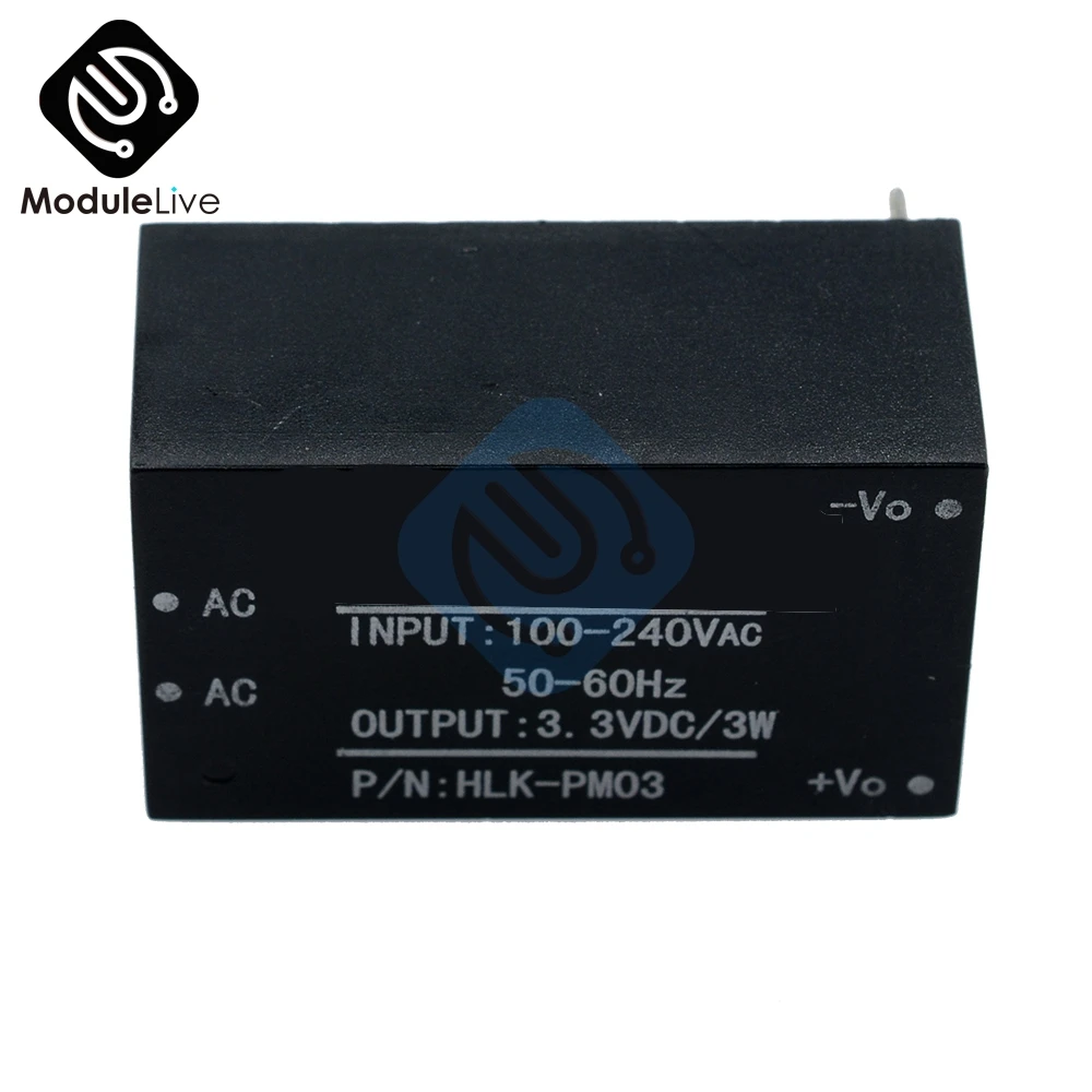 

HLK-PM03 AC-DC 220V to 3.3V Step Down Buck Isolated Power Module