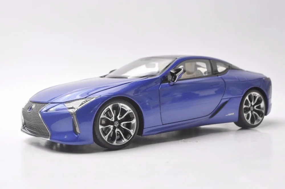 1:18 литая под давлением модель для Lexus LC 500h LC500h синий купе игрушечный автомобиль миниатюрная коллекция подарок LC500 LS500