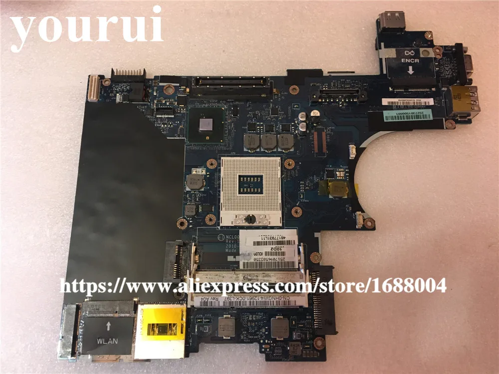 CN-0HNGW4 0HNGW4 HNGW4 For DELL E6410 Laptop motherboard LA-5471P mainboard QM57 DDR3 full tested free shipping | Компьютеры и офис