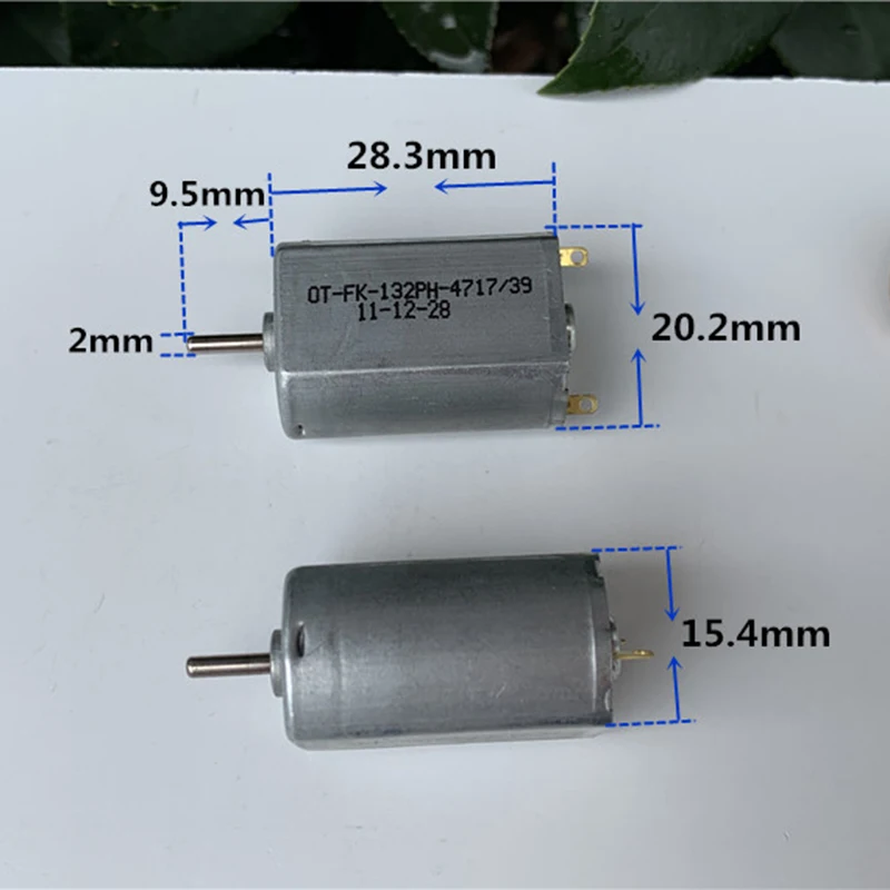 FK-132PH DC 3 в 3,7 в 4,2 в 41000 об/мин высокоскоростная углеродная щетка микро 132 мотор DIY RC игрушка Слот Гоночный автомобиль самолет модель корабля