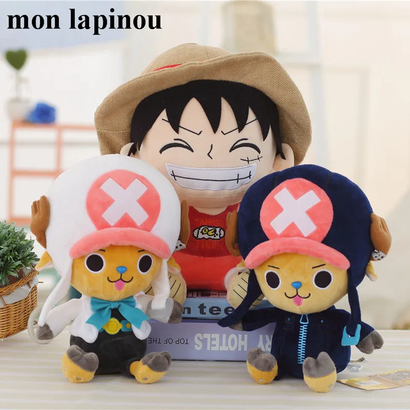 30 см цельный Чоппер Luffy плюшевые игрушки японского аниме мягкая кукла детские
