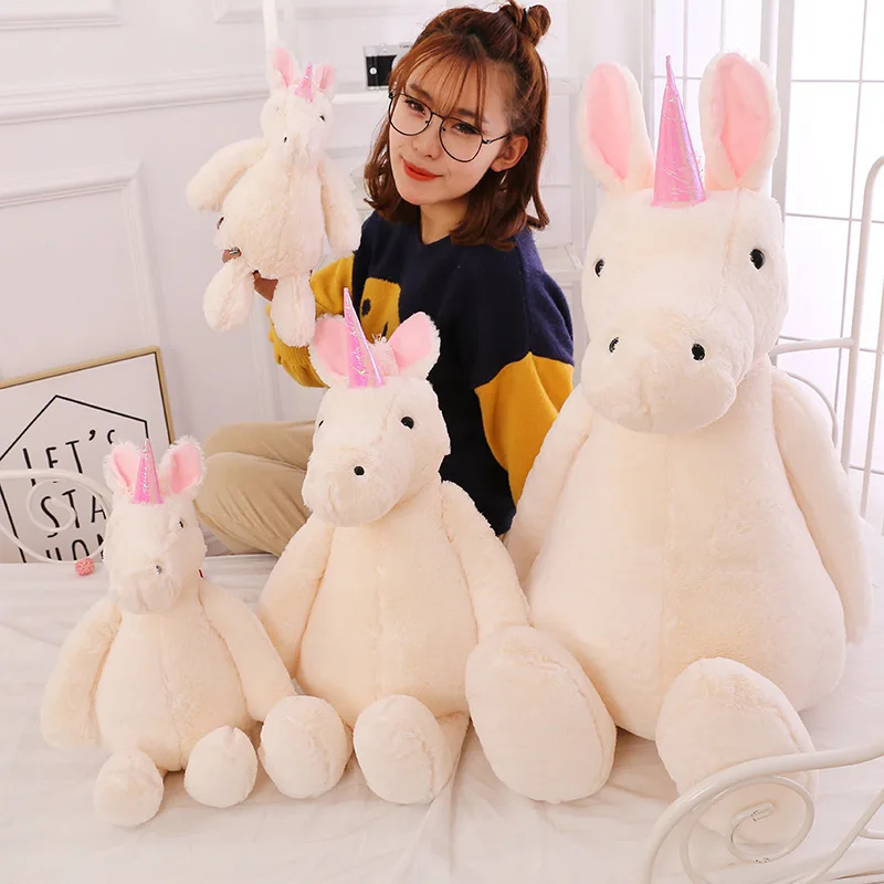 Мультяшная плюшевая кукла единорог Агнесс из мультфильма Счастливая семья