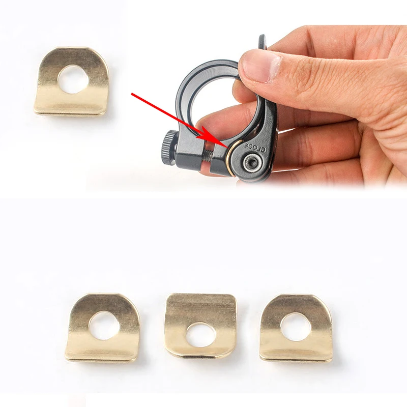 Fast Release Silver Bicycle Seatpost Clamping Bolt Lever Bike Connector Clip Nut