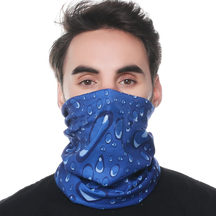 Outdoor sports sun protection headscarf seamless scarf neck cover mask quick dry cycling