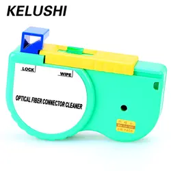 KELUSHI волокно оптическое очиститель разъема один клик оптический очистки для SC ST FC кабель и разъем наконечник катушка инспекции инструмент