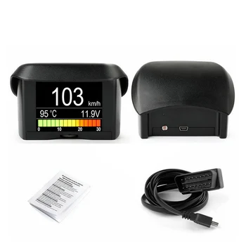 

Universal OBD Driving Computer Display Coolant Water Temperature Gauge Voltage Tachometer Speed Digital Meter Display Fault Code