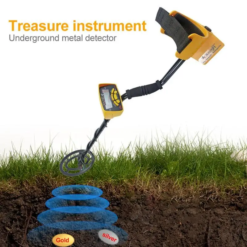 

Handheld Underground Metal Detector Treasure Hunter Gold Silver Finder