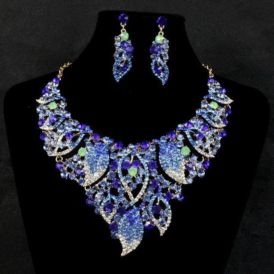 Wedding Bridal Jewelry Sets Indian Jewellery Statement Necklace Wedding Bridal Jewelry Sets Indian Jewellery Statement Necklace Earring For Brides Bridesmaid Accessories Valentine S Day Gift In From