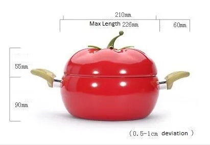 Горячие овощи моделирование антипригарным горшочек прекрасный стиль горшочек в форме помидора кухонная посуда кухонный горшок для готовки супа