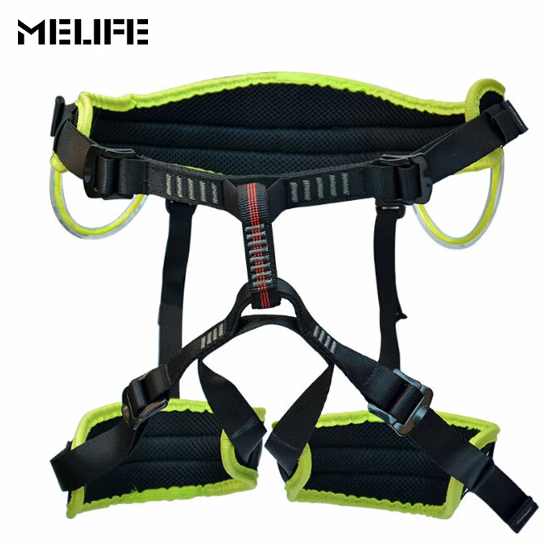 MELIFE Outdoor Professional Mountaineering Safety Belt Rock Camping
