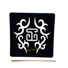 Индийский Менди Тотем трафареты для татуировок хной для аэрографа живопись поддельные татуировки шаблон паста женский боди-арт