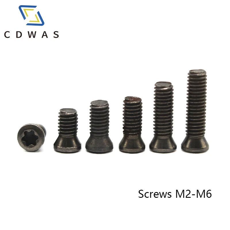 

M2 M2.5 M3 M4 M5 M6 Insert Torx Screws Carbide Inserts Cutter Machine Bar Turning Tool Holder Screw CNC Lathe Tool Bolt