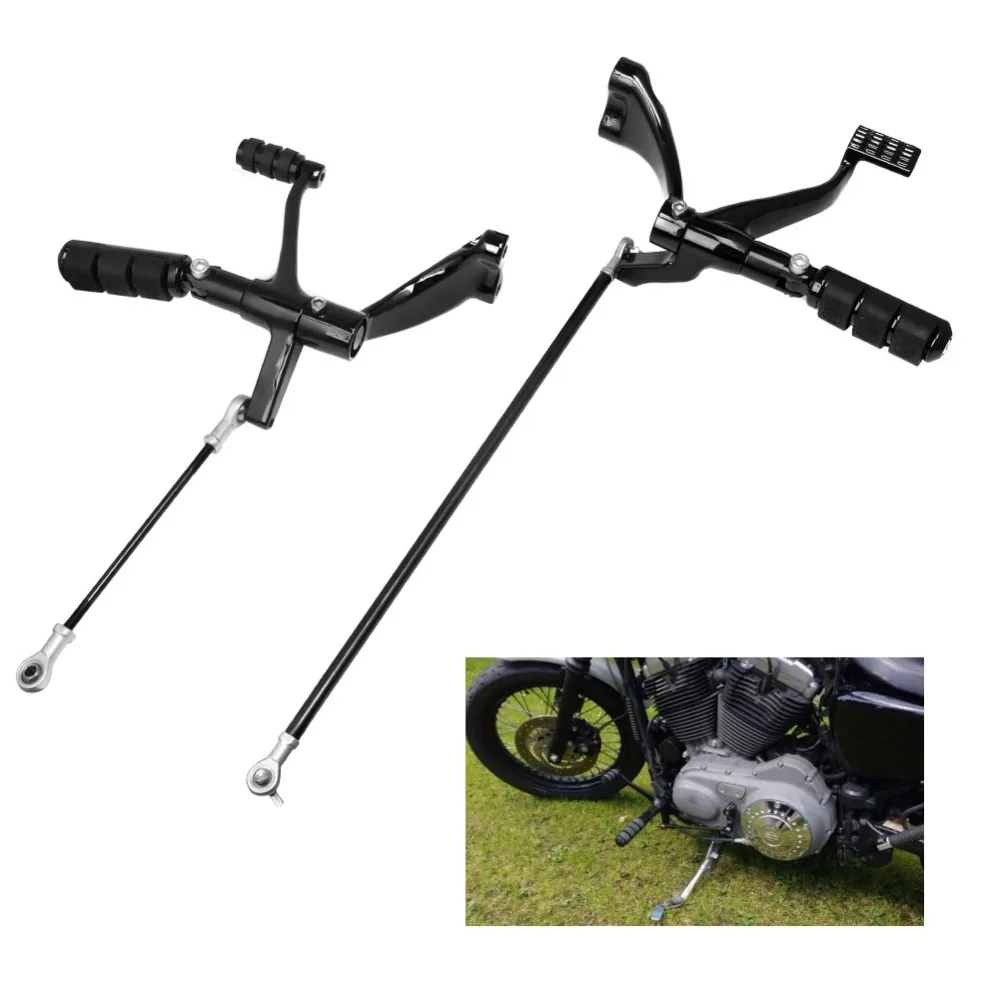 Подножка для мотоцикла опоры ног с контролем вперед комплект Sportster 1200 883 Iron XL883N