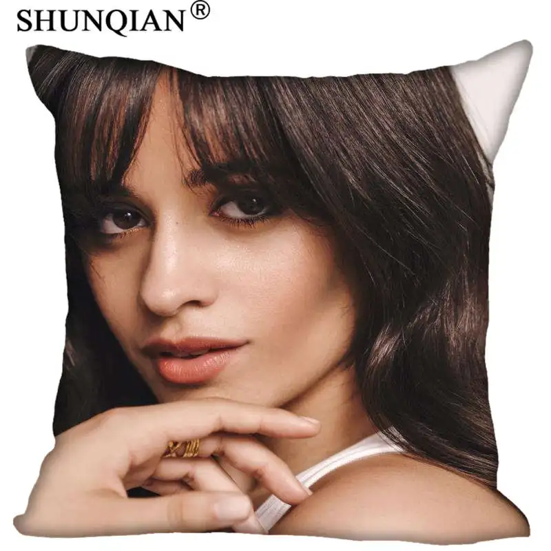 

New Arrival camila cabello Square Pillowcases zipper Custom Pillow Case More Size Custom your image gift