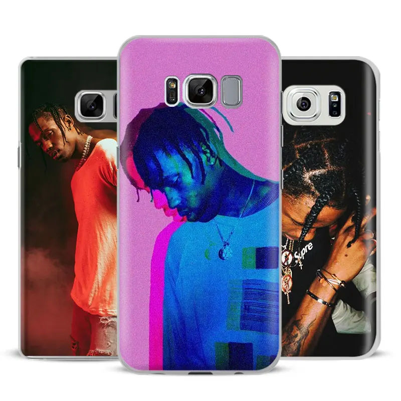 

Travis Scott rapper Phone Case Cover Shell For Samsung Galaxy S4 S5 S6 S7 Edge S8 S9 Plus Note 8 2 3 4 5 A5 A7 J5 2016 J7 2017