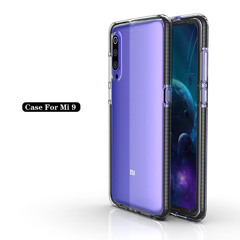 For Xiaomi Redmi 5 Plus Note 5 Pro 6 6A Pro Luxury Transparent Two-tone Frame Phone Case Bumper Shockproof Non-slip Cover Caqa