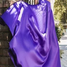 Модные Винтаж на лето и весну Для женщин атласная юбка твердого 7XL плюс Размеры линия Высокая Талия юбки макси длинные юбки