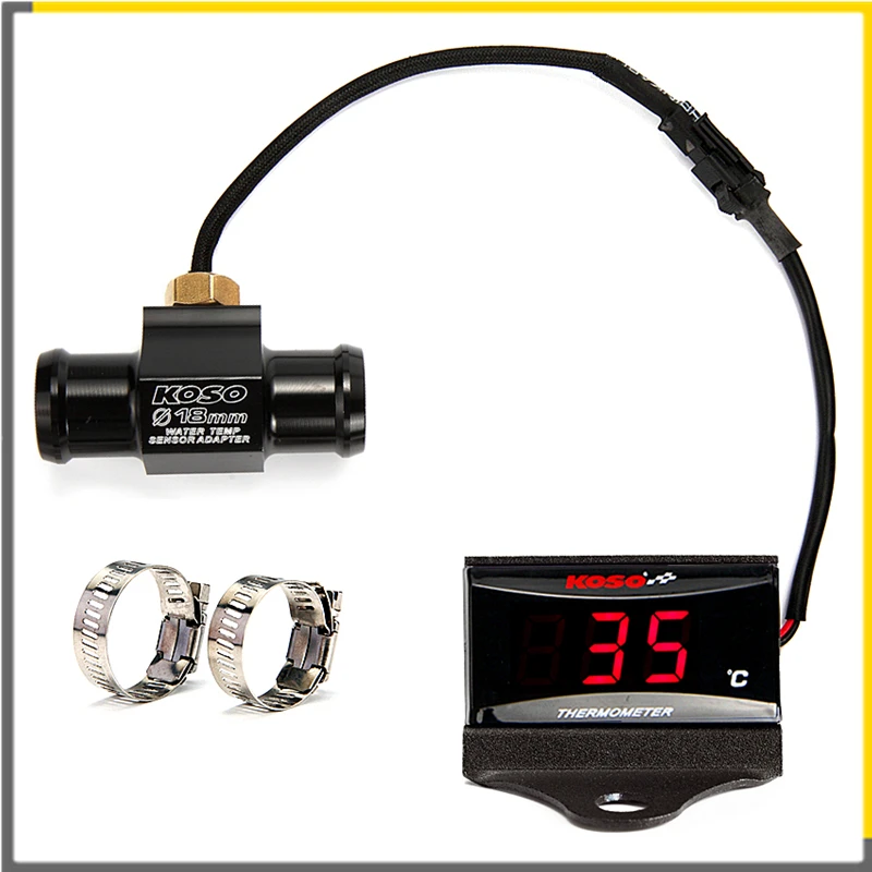 

Scooter And Racing Motorcycle KOSO Water Temperature For XMAX250 300 NMAX CB500X Sensor Temperature Water Temp Adapter & Holder