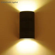 Полукруглый/квадратный наружный настенный светильник 6 Вт Светодиодный светильник напольный COB led IP65